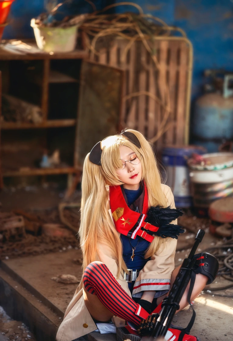 阿包也是兔娘《少女前线 HK21》写真图集 8P｜在线预览与图包下载