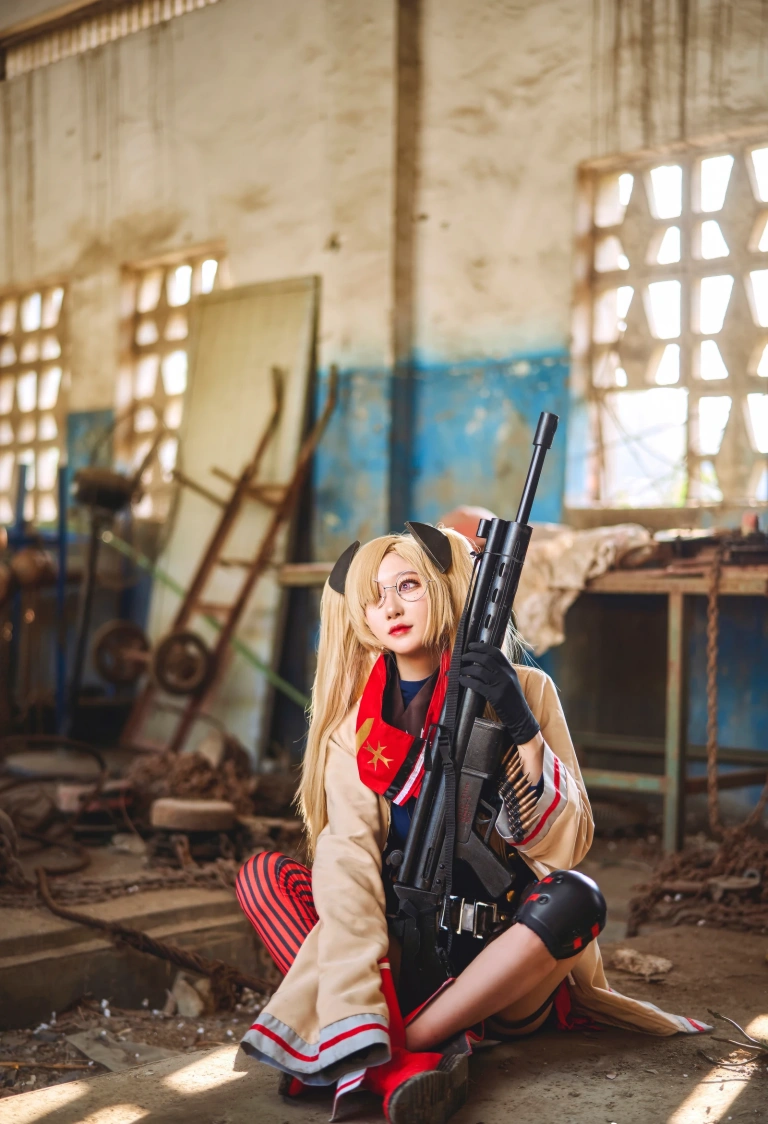 阿包也是兔娘《少女前线 HK21》写真图集 8P｜在线预览与图包下载