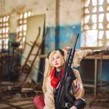 阿包也是兔娘《少女前线 HK21》写真图集 8P｜在线预览与图包下载