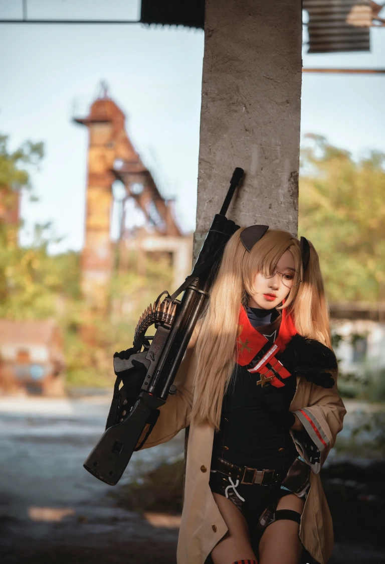 阿包也是兔娘《少女前线 HK21》写真图集 8P｜在线预览与图包下载