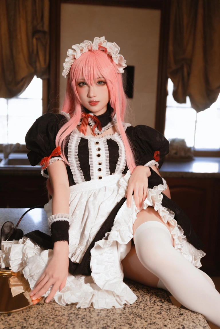 瓦斯塔亚小龙虾《女仆》写真图集 15P｜在线预览与图包下载