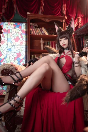 狐玖玖《碧蓝航线 赤城》写真图集 17P｜在线预览与图包下载