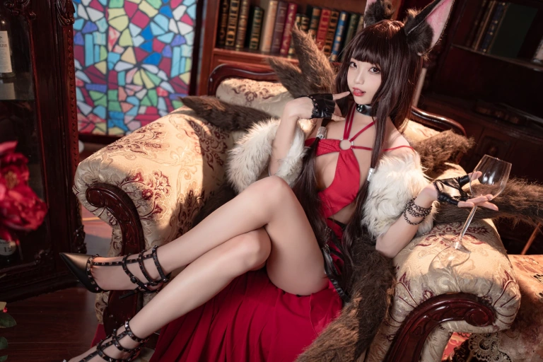 狐玖玖《碧蓝航线 赤城》写真图集 17P｜在线预览与图包下载