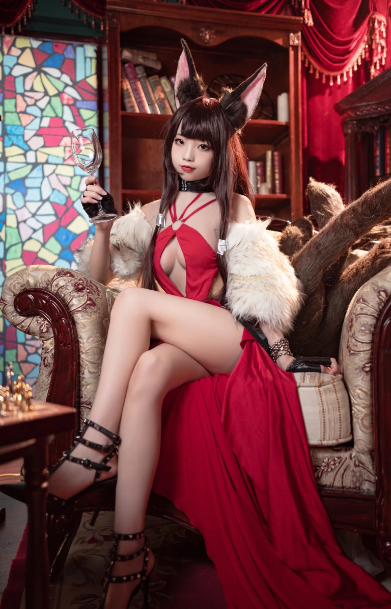 狐玖玖《碧蓝航线 赤城》写真图集 17P｜在线预览与图包下载