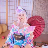 蜜汁猫裘《索尼子和服》写真图集 19P｜在线预览与图包下载