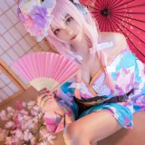 蜜汁猫裘《索尼子和服》写真图集 19P｜在线预览与图包下载
