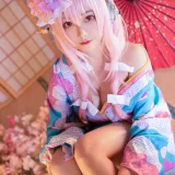 蜜汁猫裘《索尼子和服》写真图集 19P｜在线预览与图包下载