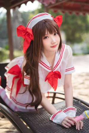 瓜希酱《岛村卯月 泳衣》写真图集 30P｜在线预览与图包下载