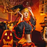 阿包也是兔娘《万圣节》写真图集 8P｜在线预览与图包下载