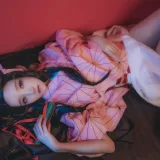 桜桃喵《鬼灭之刃 灶门祢豆子》写真图集 21P｜在线预览与图包下载