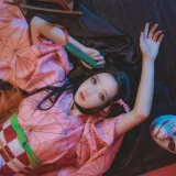 桜桃喵《鬼灭之刃 灶门祢豆子》写真图集 21P｜在线预览与图包下载