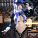 三無人型《碧蓝航线 柴郡绚烂夜梦》写真图集 40P｜在线预览与图包下载