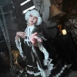 阿包也是兔娘《小裙子 夜之钢琴曲》写真图集 9P｜在线预览与图包下载
