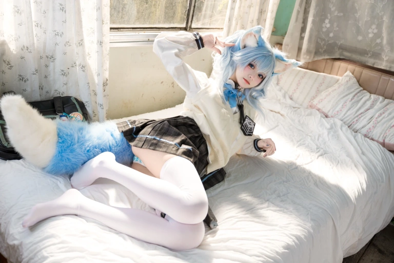 九柒喵《pa15超高校级心跳物语》写真图集 44P｜在线预览与图包下载
