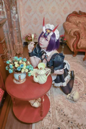 贞子蜜桃《酒吞童子 女仆》写真图集 20P｜在线预览与图包下载