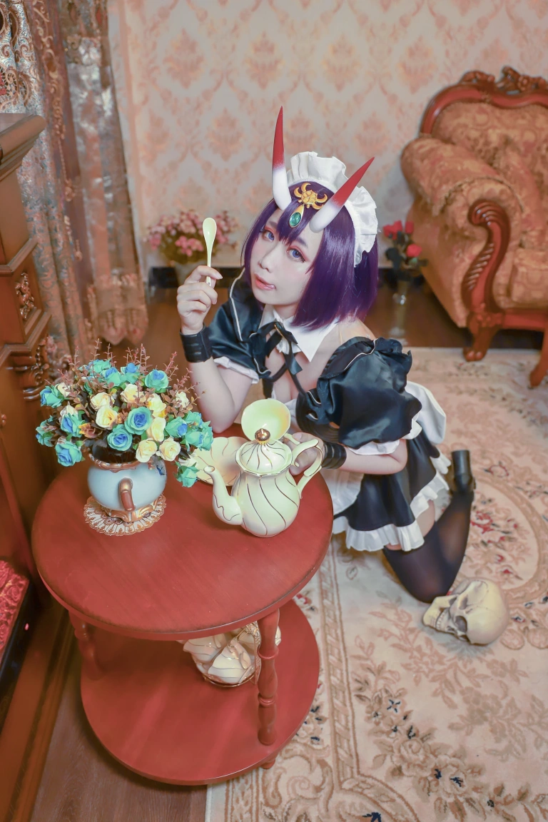 贞子蜜桃《酒吞童子 女仆》写真图集 20P｜在线预览与图包下载