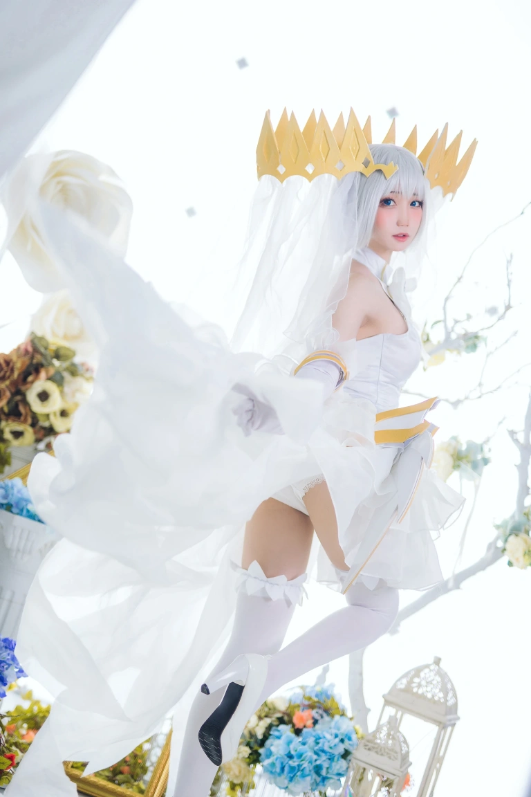 焖焖碳《鸢一折纸灵衣》写真图集 20P｜在线预览与图包下载