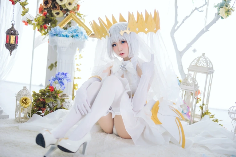 焖焖碳《鸢一折纸灵衣》写真图集 20P｜在线预览与图包下载