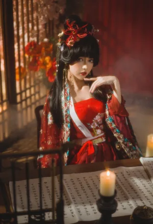 凛子酱《抚绸衣庄》写真图集 26P｜在线预览与图包下载