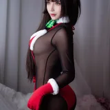 抱走莫子《连体黑丝圣诞比基尼》写真图集 30P｜在线预览与图包下载
