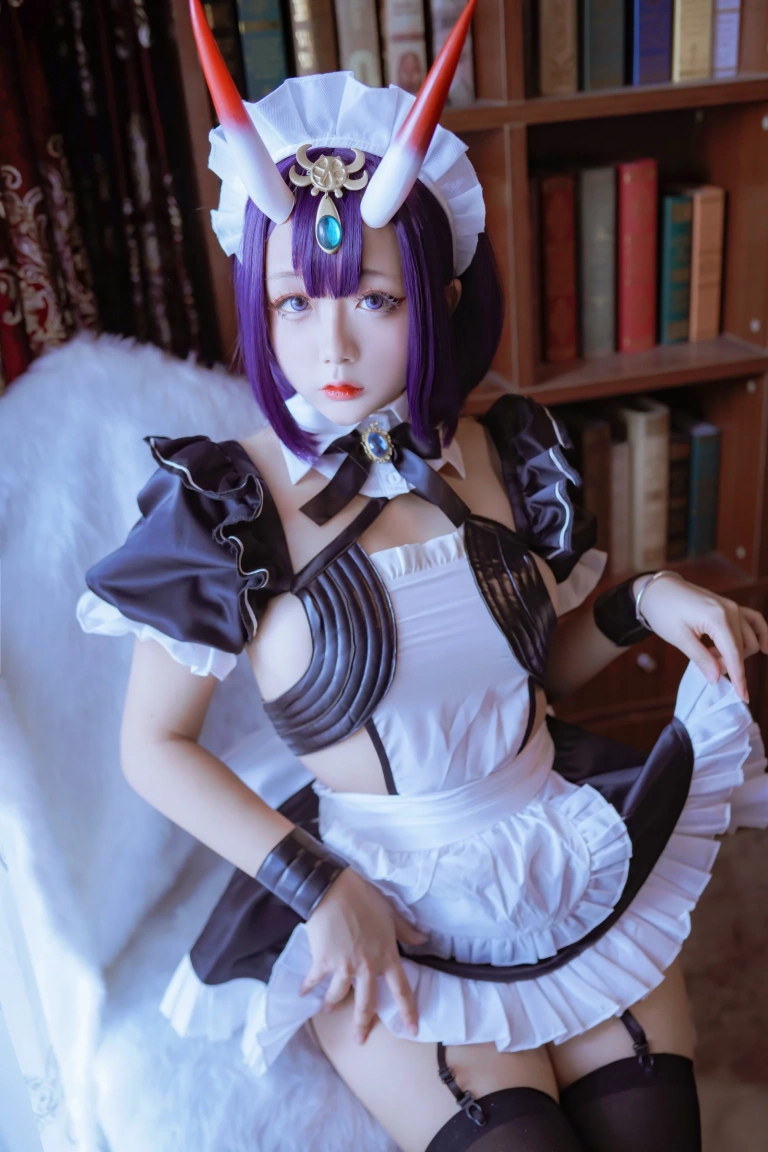 日奈娇(椎名莜)《酒吞女仆》写真图集 41P｜在线预览与图包下载