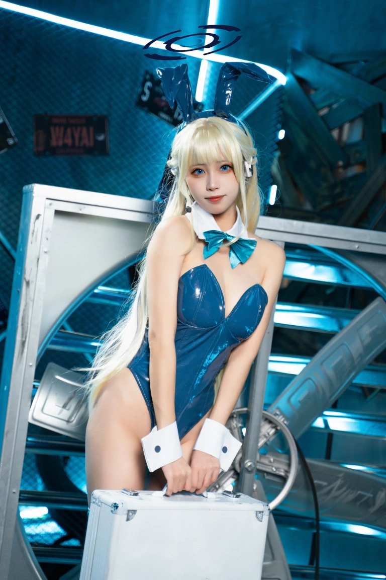 三無人型《蔚蓝档案 飞鸟马时兔女郎战斗服》写真图集 60P｜在线预览与图包下载