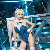 三無人型《蔚蓝档案 飞鸟马时兔女郎战斗服》写真图集 60P｜在线预览与图包下载