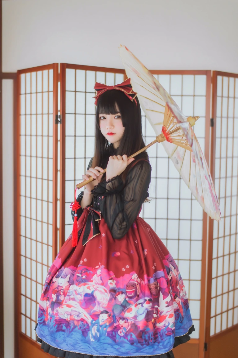 桜桃喵《和风lolita》写真图集 22P｜在线预览与图包下载