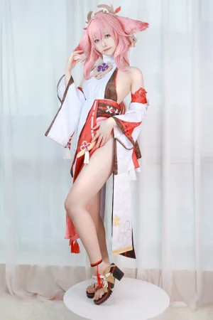 朝霧愛《Yae Miko 八重神子》写真图集 35P｜在线预览与图包下载