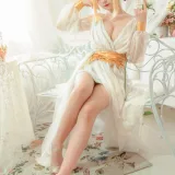 蜜汁猫裘《尼禄睡裙》写真图集 10P｜在线预览与图包下载