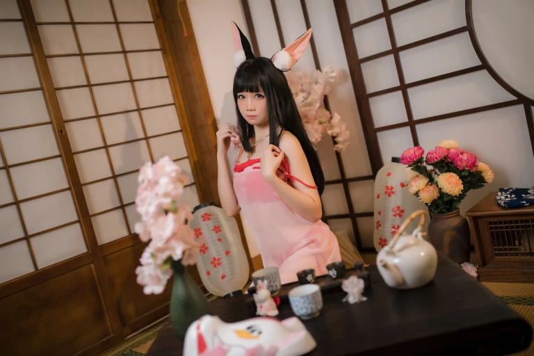 焖焖碳《碧蓝航线 長門睡衣》写真图集 27P｜在线预览与图包下载