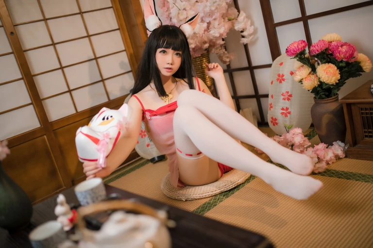 焖焖碳《碧蓝航线 長門睡衣》写真图集 27P｜在线预览与图包下载