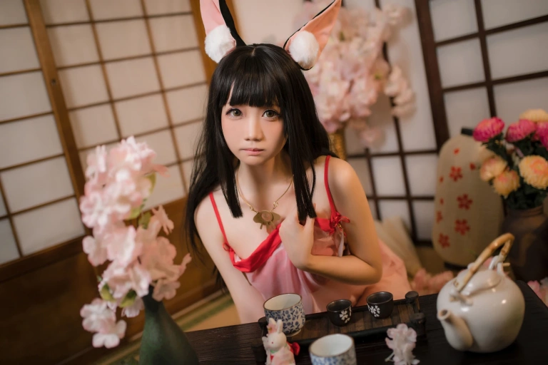 焖焖碳《碧蓝航线 長門睡衣》写真图集 27P｜在线预览与图包下载