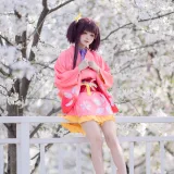 九柒喵《甲铁城的卡巴内瑞 无名和服》写真图集 34P｜在线预览与图包下载