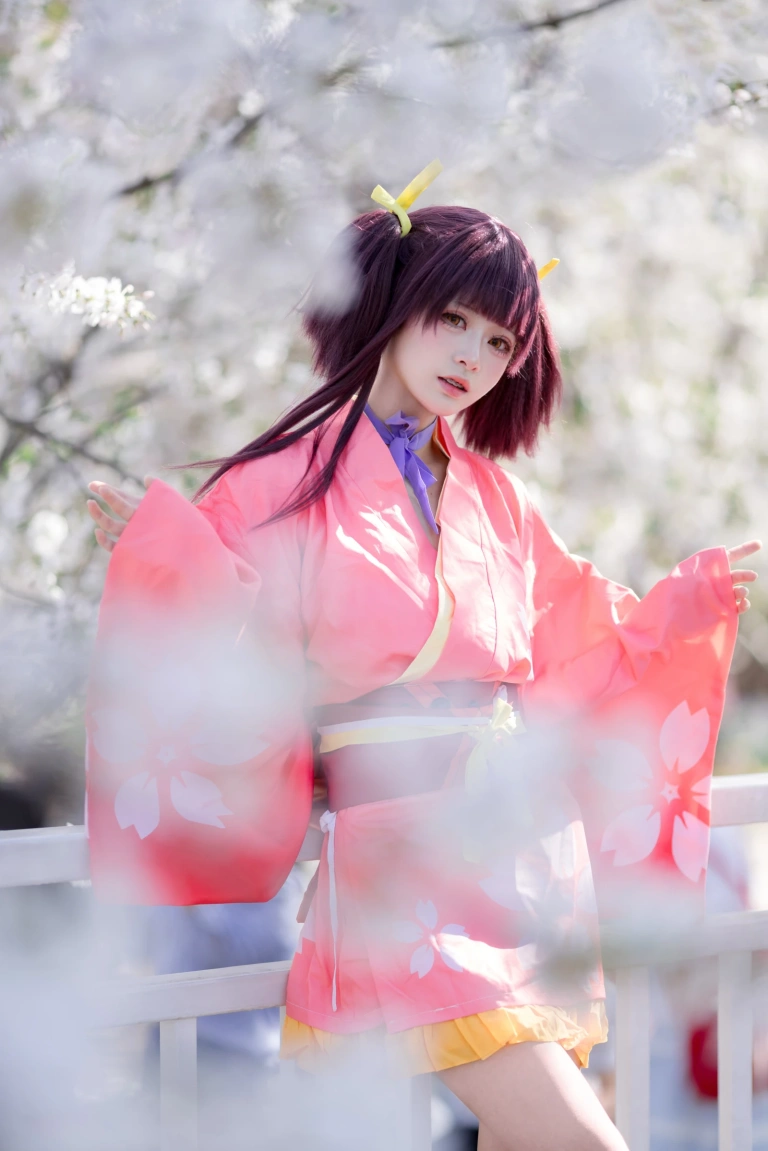 九柒喵《甲铁城的卡巴内瑞 无名和服》写真图集 34P｜在线预览与图包下载