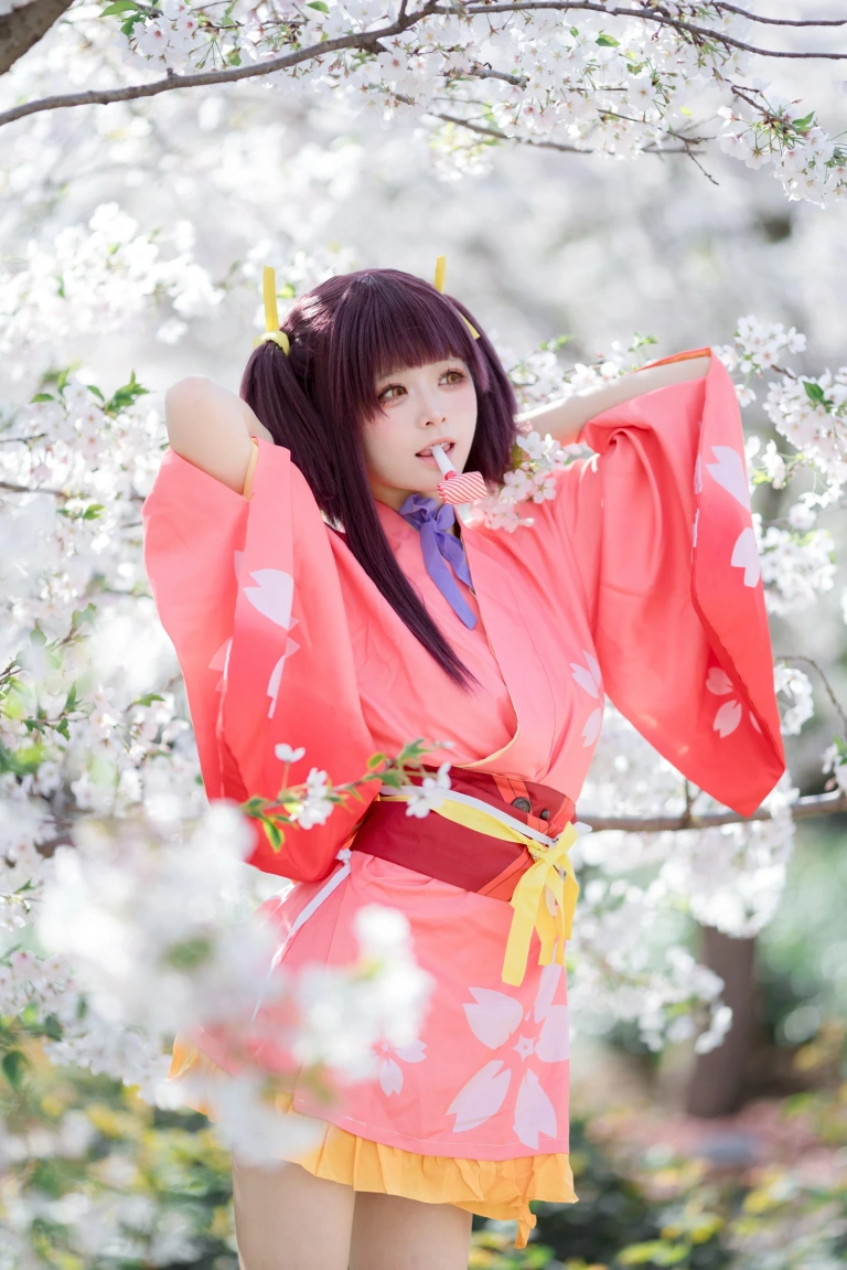 九柒喵《甲铁城的卡巴内瑞 无名和服》写真图集 34P｜在线预览与图包下载