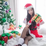 木棉棉《圣诞老人和驯鹿酱》写真图集 46P｜在线预览与图包下载