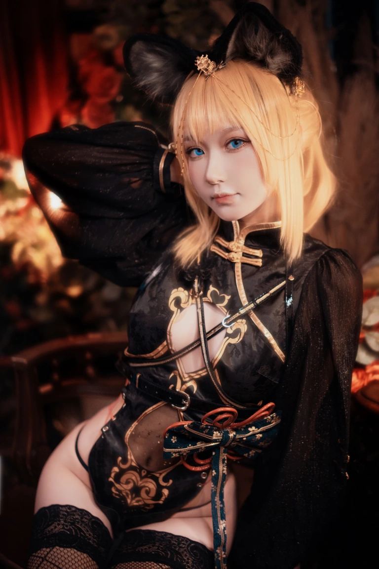 阿包也是兔娘《只鼠于你旗袍》写真图集 15P｜在线预览与图包下载