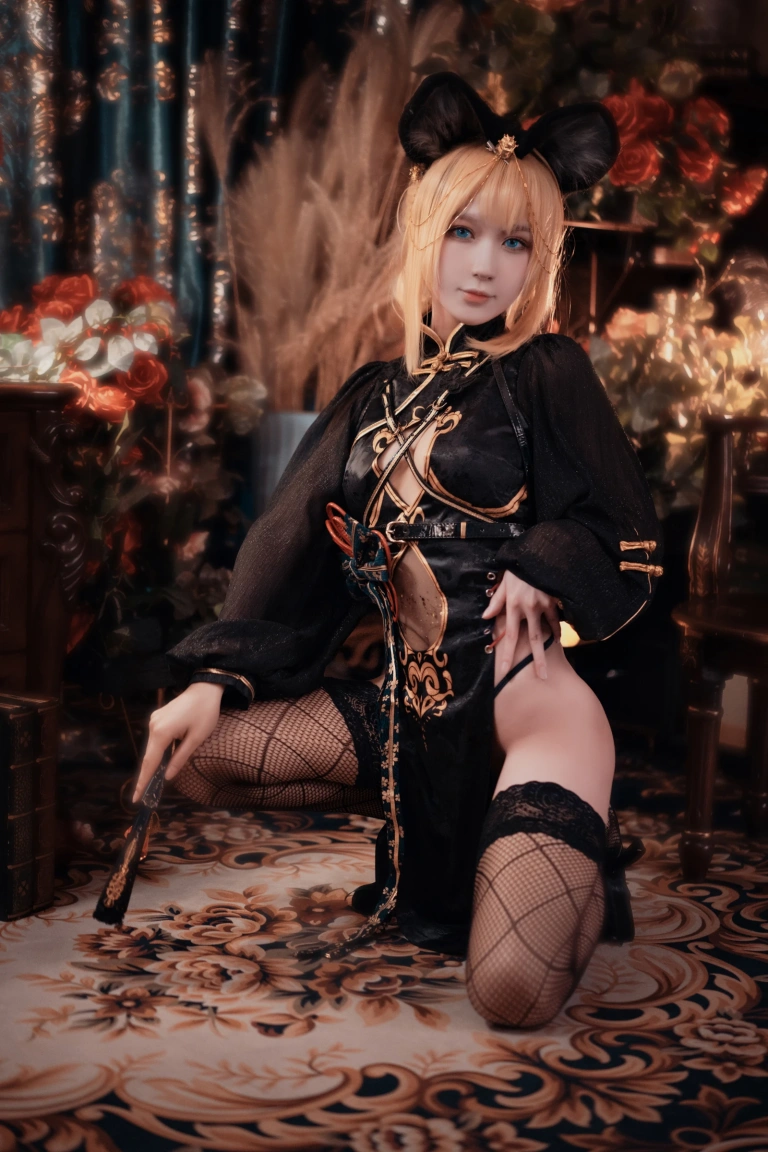 阿包也是兔娘《只鼠于你旗袍》写真图集 15P｜在线预览与图包下载
