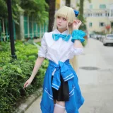 上杉绘黎落《蔚蓝档案 飞鸟马时校服》写真图集 46P｜在线预览与图包下载