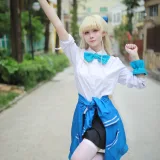 上杉绘黎落《蔚蓝档案 飞鸟马时校服》写真图集 46P｜在线预览与图包下载