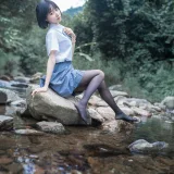 木棉棉《水色溪边JK制服》写真图集 51P｜在线预览与图包下载