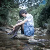 木棉棉《水色溪边JK制服》写真图集 51P｜在线预览与图包下载