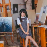 桜桃喵《画室少女》写真图集 17P｜在线预览与图包下载