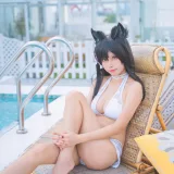 三無人型《碧蓝航线 爱宕泳装》写真图集 30P｜在线预览与图包下载