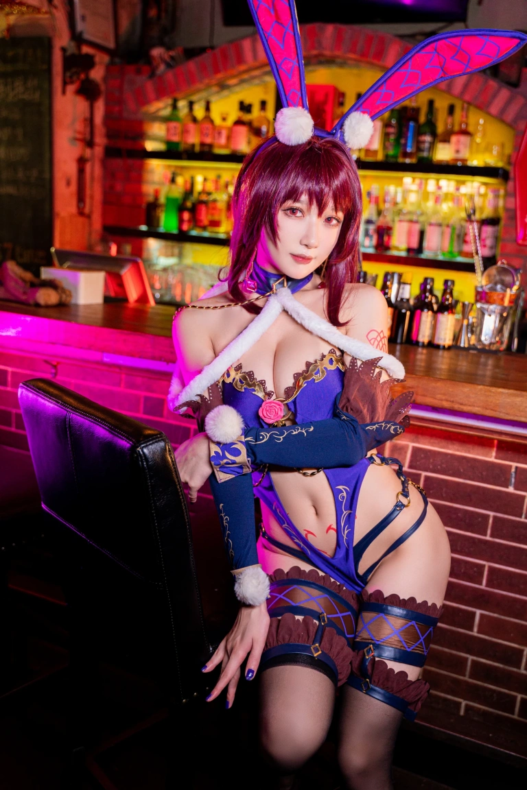 阿包也是兔娘《斯卡哈兔女郎》写真图集 32P｜在线预览与图包下载