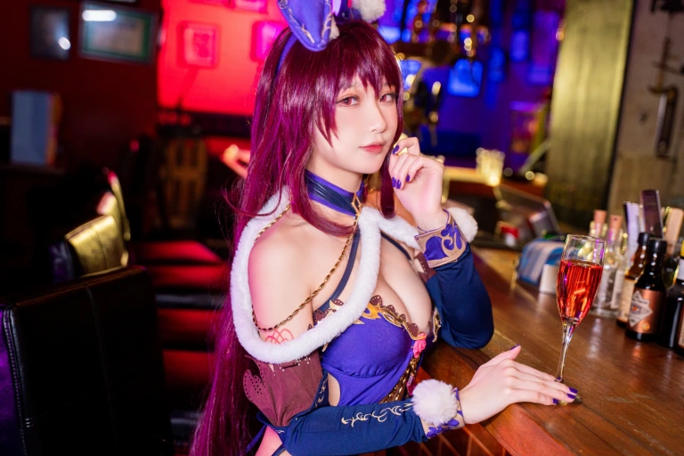 阿包也是兔娘《斯卡哈兔女郎》写真图集 32P｜在线预览与图包下载