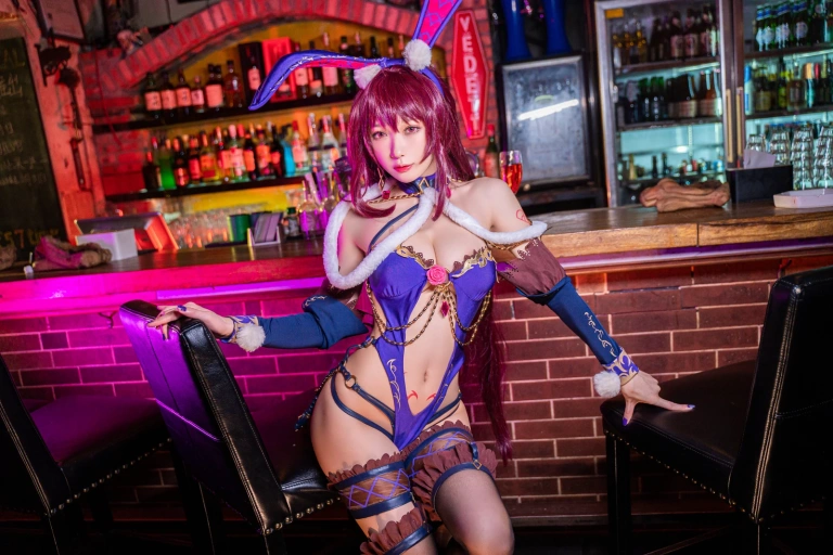 阿包也是兔娘《斯卡哈兔女郎》写真图集 32P｜在线预览与图包下载