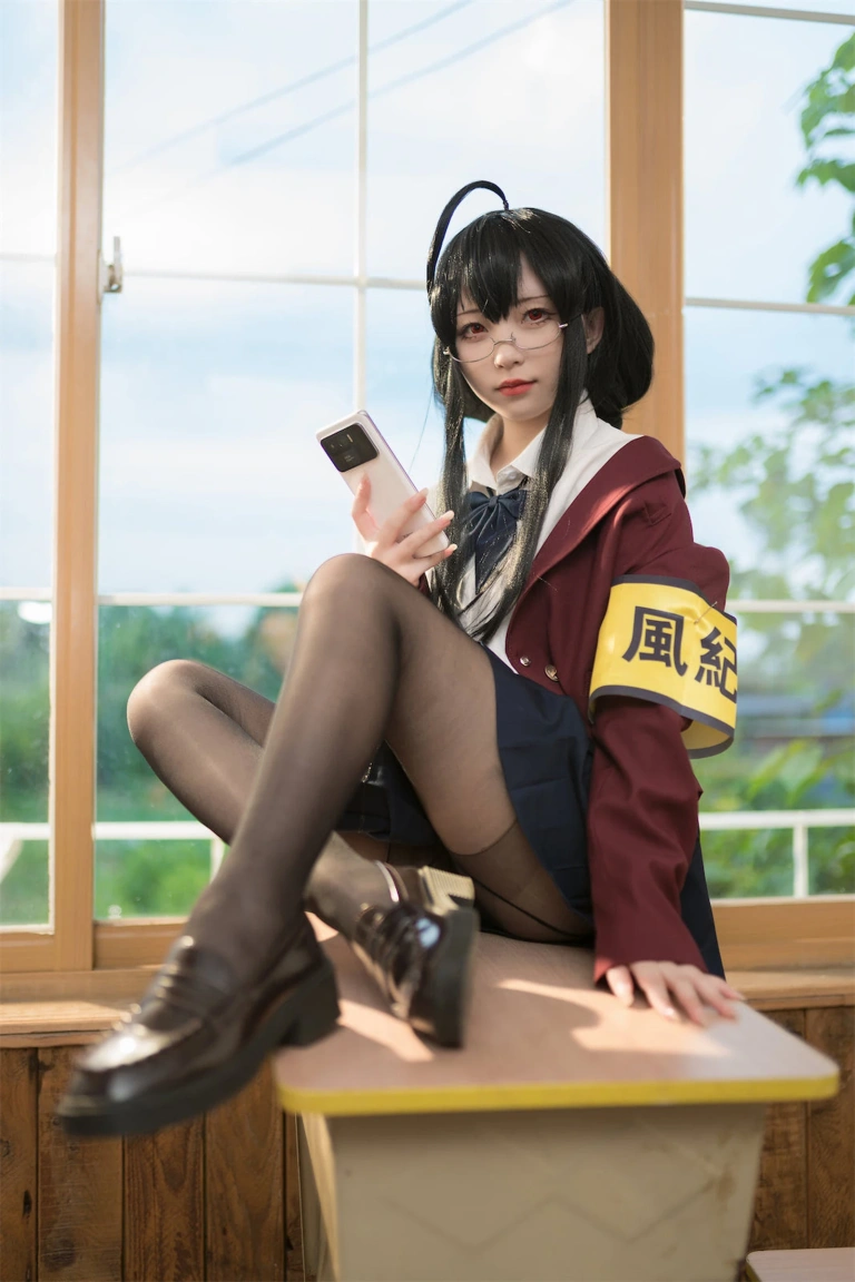 花铃《大凤jk放学后风纪委员》写真图集 71P｜在线预览与图包下载