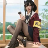 花铃《大凤jk放学后风纪委员》写真图集 71P｜在线预览与图包下载